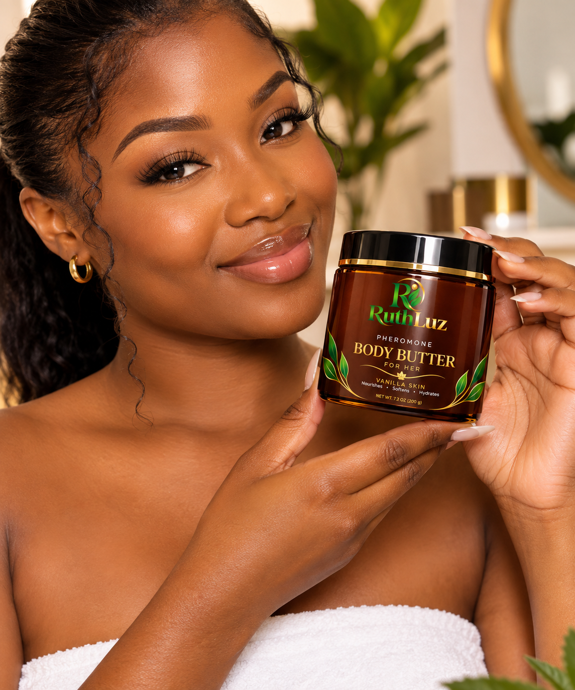 RuthLuz Pheromone Body Butter Vanilla Skin lifestyle image